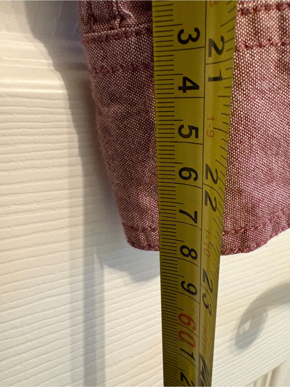 Red Camel Handcrafted Long Sleeve Button-Up Shirt in Heathered Burgundy Link New - Picture 16 of 16